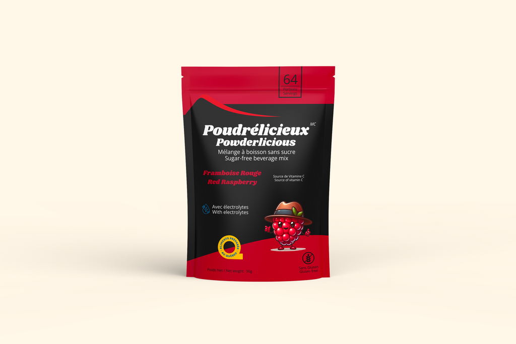 Framboise Rouge | Mélange à boisson sans sucre | 64 portions